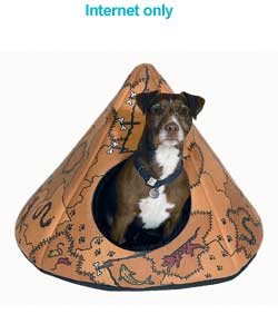 Unbranded Cosy TeePee Dog Bed