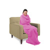 Unbranded Cosy Wrap Blanket Pink