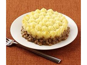 A smaller version of our classic cottage pie made with savoury minced beef, topped with piped mashed potato.