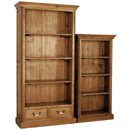 Cottage pine bookcase set furniture