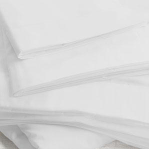 Cotton Flat Sheet- White- Single