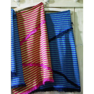 Unbranded Cotton Knit Striped Skirt