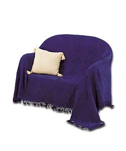 Cotton Navy Throw