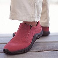 Cotton Traders Mens Suede Slip-ons