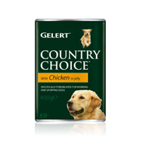 Unbranded Country Choice Dog Food Chicken 400g x 12
