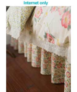 Unbranded Country Diary Honeysuckle Fitted Valance - Double