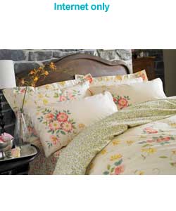 Unbranded Country Diary Honeysuckle Oxford Pillowcases