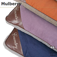 A combination of corduroy and tweed set the scene for the Scruffs Country dog bed collection. The re