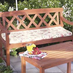 Country Garden Bench Cushion