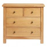 Unbranded Country Oak 4 Drawer Chest