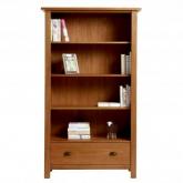 Unbranded Country Oak Bookcase Dark Stain