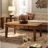 Unbranded Country Oak Coffee Table Dark Stain