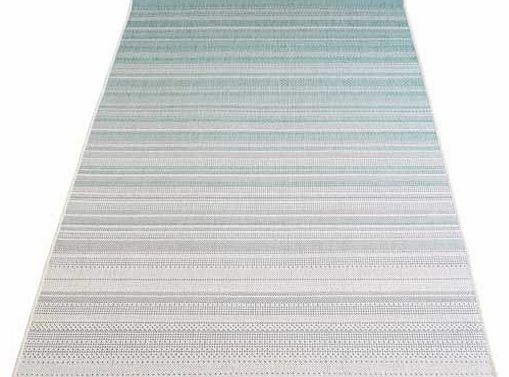 Graduated stripe design flatwave rug woven with a durable polypropylene pile. Suitable for all areas of the home. Easy care and durable. 100% polypropylene. Surface shampoo only. Size L200. W67cm. Weight 6kg. (Barcode EAN=5053095067705)