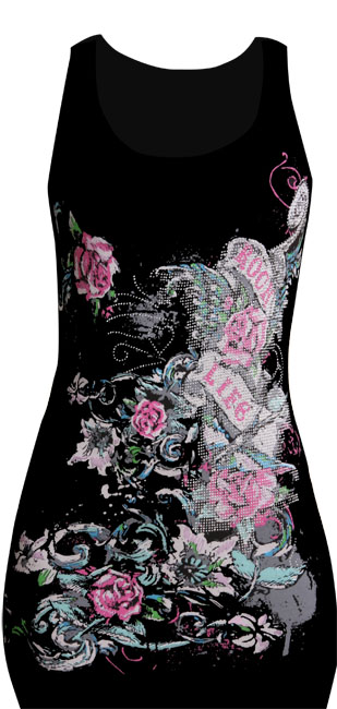 Unbranded Courtney rock studded detail vest