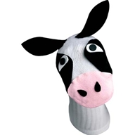 Unbranded Cow Sock Puppet