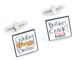 Unbranded Cracking Builder Cufflinks