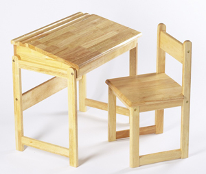 Unbranded Craftsman Student Desk and Chair