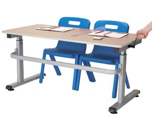 Unbranded Crank handle height adjustable tables