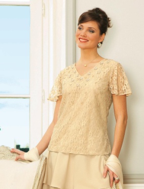 Unbranded Crealine Lace Blouse