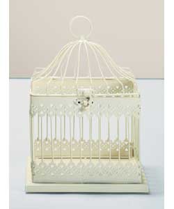 Unbranded Cream Wire Bird Cage