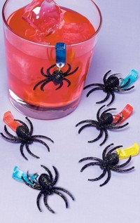 Unbranded Creepy Critter Spider Drinks Clips PK6