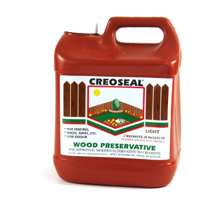 Unbranded Creoseal Light Brown Wood Preservative  4 litres