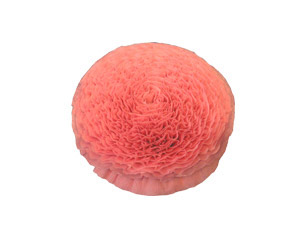 A crepe roll with a fringed edge for decorative purposes. Choose form many different colours. Approx