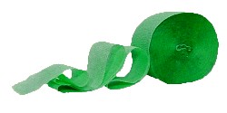 Crepe streamer - Green 81
