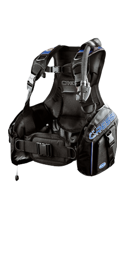 Cressi Aquapro 5R BCD, 2 external net weight pockets, which can also be activated in the water, 2 la