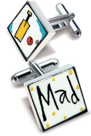 Unbranded Cricket Mad Cufflinks
