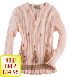 Unbranded Crinkled Marrakesh Top