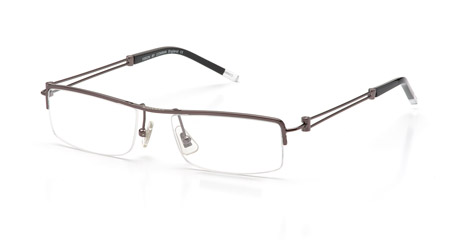 Sir Terence Conrans hallmark eye for simple design distinguishes these semi-rimless glasses by Visio