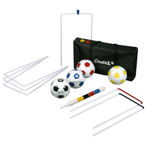 Fancy a game of croquet with a kick? Croqkick is a revolutionary game which moves the traditional