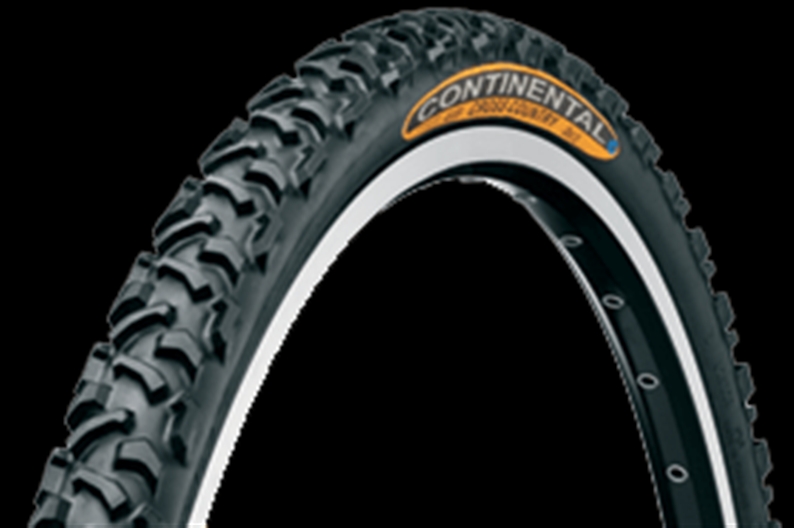 Classic for mud and racing. Continental’s Cross Country model comes in a 1.5" width for