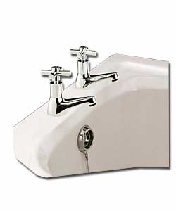 Crosshead Pair Basin Taps