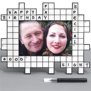 Unbranded Crossword Photo Frame