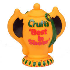 Unbranded Crufts Vinyl Squeaky Cup