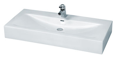 Unbranded Cruise Large Rectangular Basin 1000mm with One Taphole