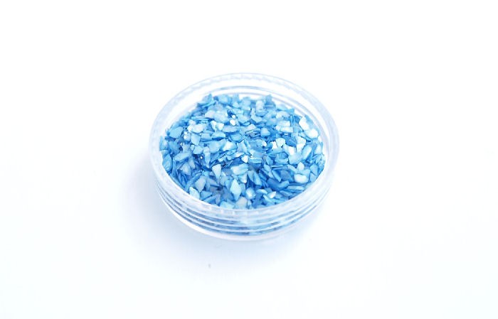 Crushed shell blue