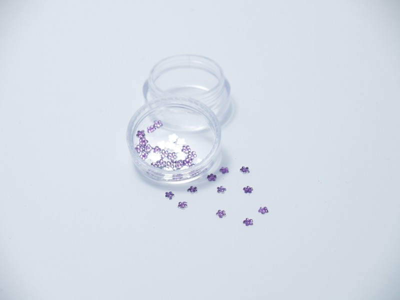 Unbranded Crystal Flowers Violet
