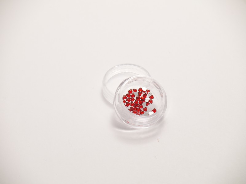 Unbranded Crystal Hearts Red