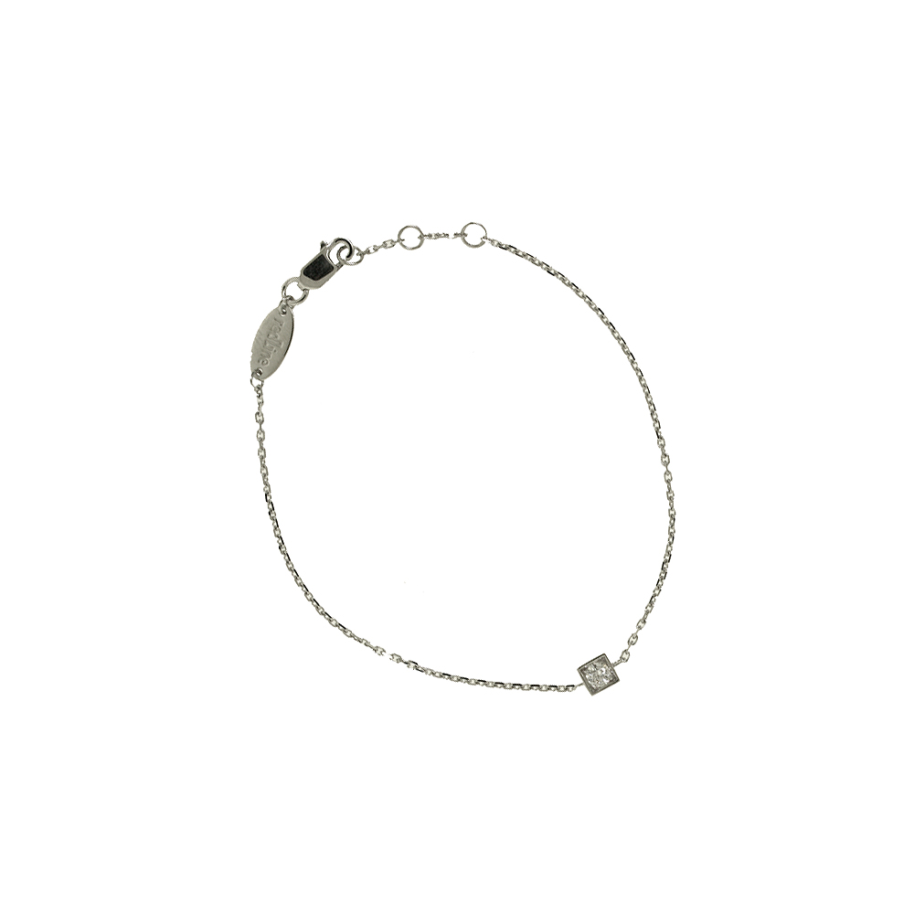 Unbranded Cube Bracelet - White Gold