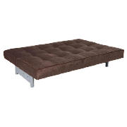 Unbranded Cube Clic Clac Sofa Bed, Brown