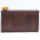 Cube mahogany 5 drawer sideboard furniture