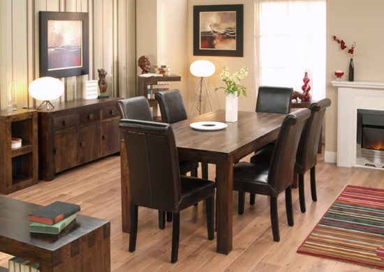 Unbranded Cube Rectangular Dining Table 180cms and 6 Tina