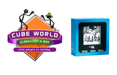 Unbranded Cube World Places - Global Get-a-way