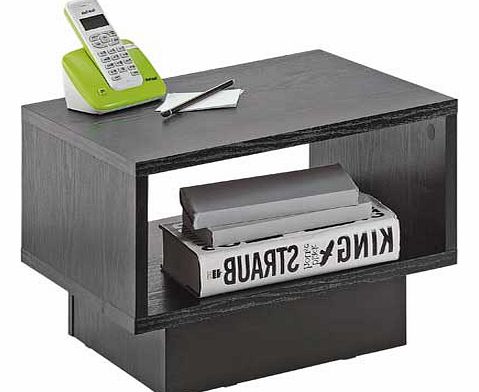 Unbranded Cubes End Table - Black Ash