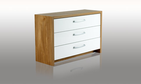 Unbranded Cubic White Gloss Chest