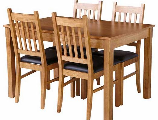 Unbranded Cucina Oak Dining Table and 4 Chairs
