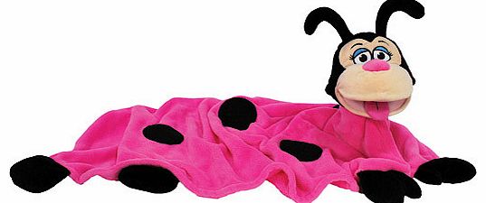 Snuggle up to CuddleupPets. Bring Pink Ladybird to life as a puppet or get warm and toasty when sheandrsquo;s a blanket. This colourful characterandrsquo;s great for imaginative play or cuddling up to at nap-time Super-soft Pink Ladybirdandrsquo;s al